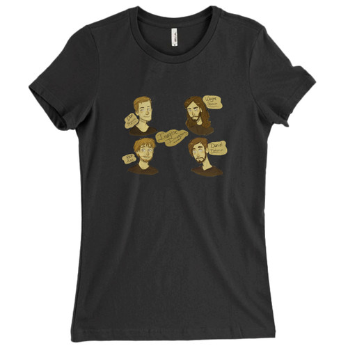 These are Imagine Dragons Cartoons Women T Shirt that are cute tied to the side or paired with a cardigan or jacket for a more styled look. So comfy and classic, they are sure to make your vacation extra magical.