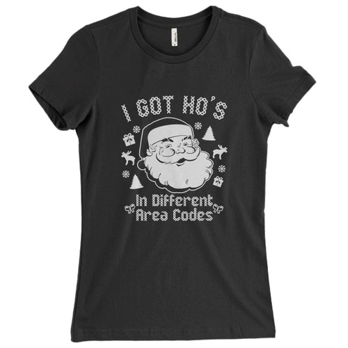 These are I Got Hos In Different Area Codes Women T Shirt that are cute tied to the side or paired with a cardigan or jacket for a more styled look. So comfy and classic, they are sure to make your vacation extra magical.