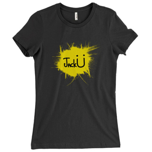 These are Jack U Logo Brush Abstract Women T Shirt that are cute tied to the side or paired with a cardigan or jacket for a more styled look. So comfy and classic, they are sure to make your vacation extra magical.