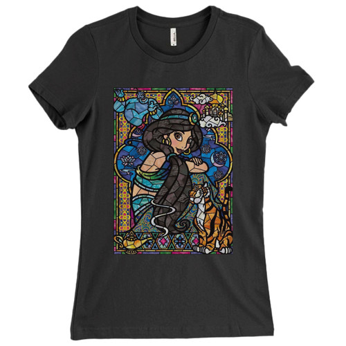 These are Jasmine Aladdin Mozaic Women T Shirt that are cute tied to the side or paired with a cardigan or jacket for a more styled look. So comfy and classic, they are sure to make your vacation extra magical.