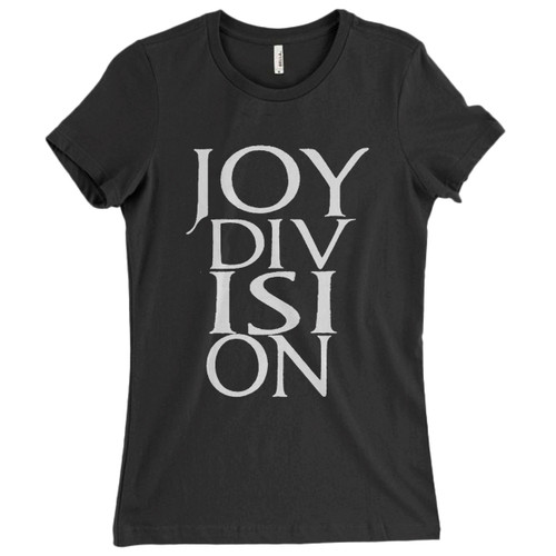 These are Joy Division Logo Larger Women T Shirt that are cute tied to the side or paired with a cardigan or jacket for a more styled look. So comfy and classic, they are sure to make your vacation extra magical.