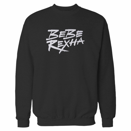 Your bebe rexha logo crewneck sweatshirt just got an update. This super comfortable and lighter weight crewneck will become your favorite go-to sweatshirt. The cozy spandex cuffs and waistband make this pill-resistant sweatshirt a fan favorite.And your group will look and feel their best in this premium ringspun cotton crew. Your bebe rexha logo crewneck sweatshirt just got an update. This super comfortable and lighter weight crewneck will become your favorite go-to sweatshirt. The cozy spandex cuffs and waistband make this pill-resistant sweatshirt a fan favorite.And your group will look and feel their best in this premium ringspun cotton crew.