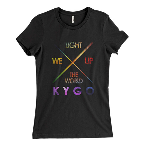 These are Kygo We Light Up The World Women T Shirt that are cute tied to the side or paired with a cardigan or jacket for a more styled look. So comfy and classic, they are sure to make your vacation extra magical.