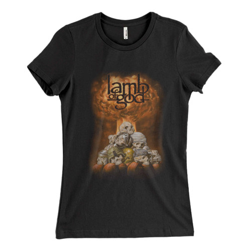 These are Lamb Of God Skull Fire Women T Shirt that are cute tied to the side or paired with a cardigan or jacket for a more styled look. So comfy and classic, they are sure to make your vacation extra magical.