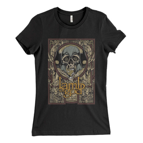 These are Lamb Of God Skull Trocadero Killadelphia Women T Shirt that are cute tied to the side or paired with a cardigan or jacket for a more styled look. So comfy and classic, they are sure to make your vacation extra magical.