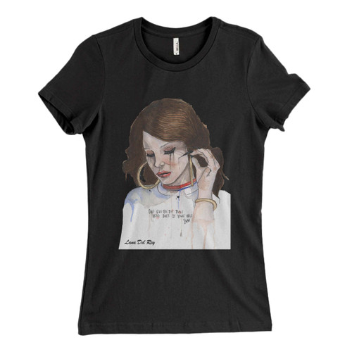 These are Lana Del Rey One Gun On The Table Head Shot Fan Art Illustrations Women T Shirt that are cute tied to the side or paired with a cardigan or jacket for a more styled look. So comfy and classic, they are sure to make your vacation extra magical.