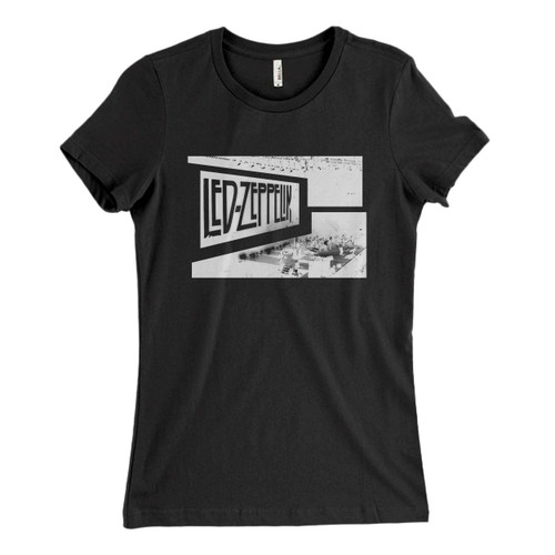 These are Led Zeppelin Concert Black And White Slicer Women T Shirt that are cute tied to the side or paired with a cardigan or jacket for a more styled look. So comfy and classic, they are sure to make your vacation extra magical.