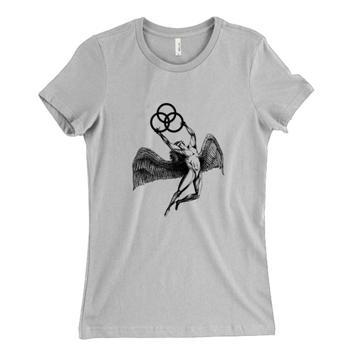 These are Led Zeppelin Icarus Funny Triple Ellips Women T Shirt that are cute tied to the side or paired with a cardigan or jacket for a more styled look. So comfy and classic, they are sure to make your vacation extra magical.
