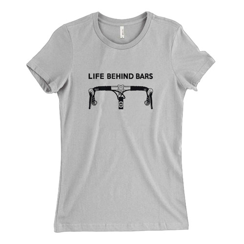 These are Life Behind Bars Bicycle Women T Shirt that are cute tied to the side or paired with a cardigan or jacket for a more styled look. So comfy and classic, they are sure to make your vacation extra magical.