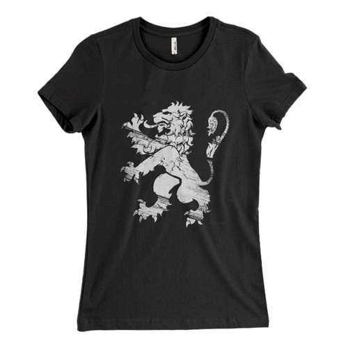 These are Lion Rampant Women T Shirt that are cute tied to the side or paired with a cardigan or jacket for a more styled look. So comfy and classic, they are sure to make your vacation extra magical.