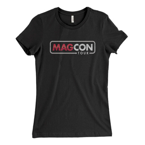 These are Magcon Tour Logo Classic Women T Shirt that are cute tied to the side or paired with a cardigan or jacket for a more styled look. So comfy and classic, they are sure to make your vacation extra magical.