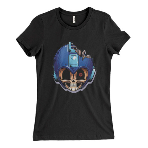 These are Megaman Skull Head Women T Shirt that are cute tied to the side or paired with a cardigan or jacket for a more styled look. So comfy and classic, they are sure to make your vacation extra magical.