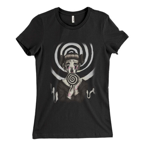 These are Melanie Martinez Candy Eat Black Candy Scary Face Women T Shirt that are cute tied to the side or paired with a cardigan or jacket for a more styled look. So comfy and classic, they are sure to make your vacation extra magical.
