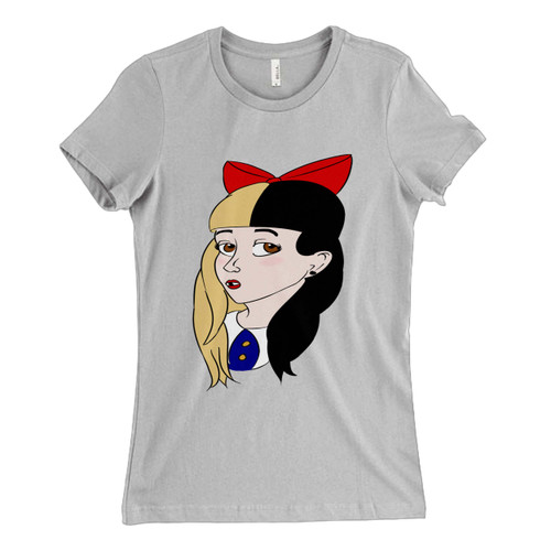 These are Melanie Martinez Cartoon Version Cover Women T Shirt that are cute tied to the side or paired with a cardigan or jacket for a more styled look. So comfy and classic, they are sure to make your vacation extra magical.