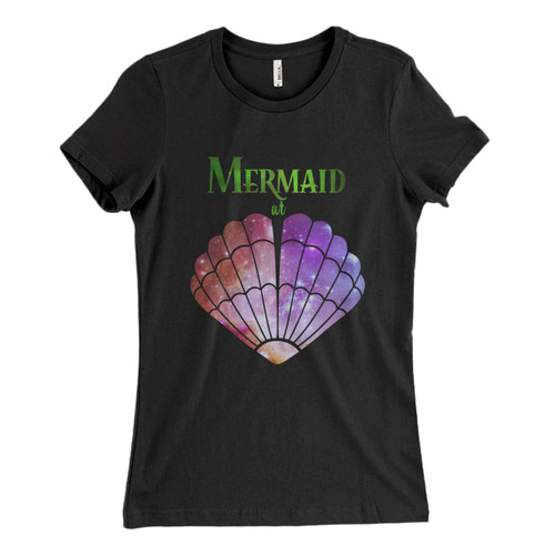 These are Mermaid Shell Colour Women T Shirt that are cute tied to the side or paired with a cardigan or jacket for a more styled look. So comfy and classic, they are sure to make your vacation extra magical.