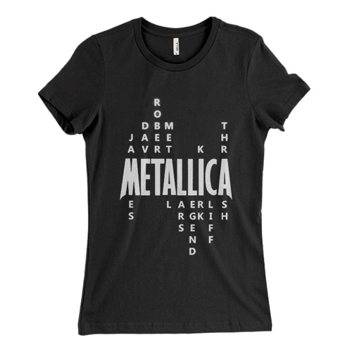 These are Metallica Details Women T Shirt that are cute tied to the side or paired with a cardigan or jacket for a more styled look. So comfy and classic, they are sure to make your vacation extra magical.