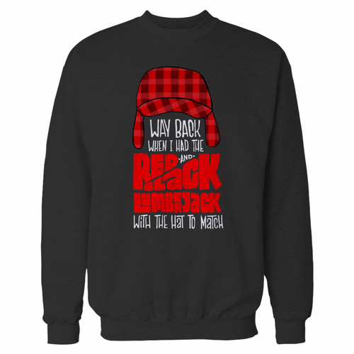 Your biggie smalls way back when i had the red and black lumberjack with the hat to match crewneck sweatshirt just got an update. This super comfortable and lighter weight crewneck will become your favorite go-to sweatshirt. The cozy spandex cuffs and waistband make this pill-resistant sweatshirt a fan favorite.And your group will look and feel their best in this premium ringspun cotton crew. Your biggie smalls way back when i had the red and black lumberjack with the hat to match crewneck sweatshirt just got an update. This super comfortable and lighter weight crewneck will become your favorite go-to sweatshirt. The cozy spandex cuffs and waistband make this pill-resistant sweatshirt a fan favorite.And your group will look and feel their best in this premium ringspun cotton crew.