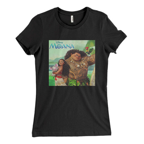 These are Moana Happinest Cover Women T Shirt that are cute tied to the side or paired with a cardigan or jacket for a more styled look. So comfy and classic, they are sure to make your vacation extra magical.