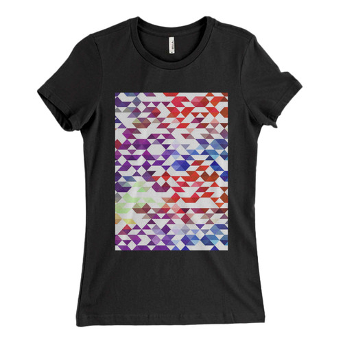 These are Navajo Motif Mexican Motif Cubic Color Women T Shirt that are cute tied to the side or paired with a cardigan or jacket for a more styled look. So comfy and classic, they are sure to make your vacation extra magical.