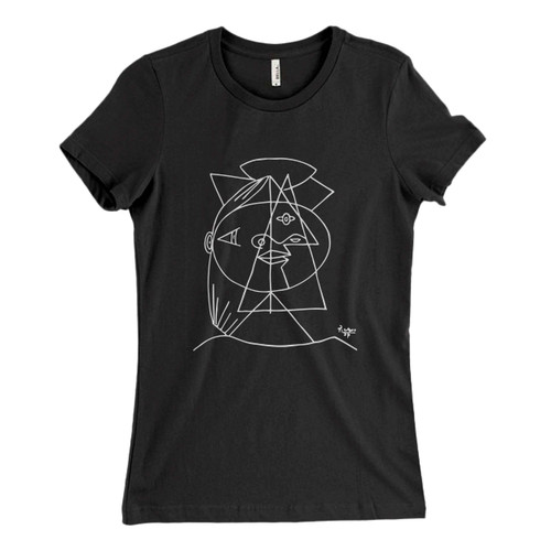 These are Picasso Cubic Sketch Women T Shirt that are cute tied to the side or paired with a cardigan or jacket for a more styled look. So comfy and classic, they are sure to make your vacation extra magical.