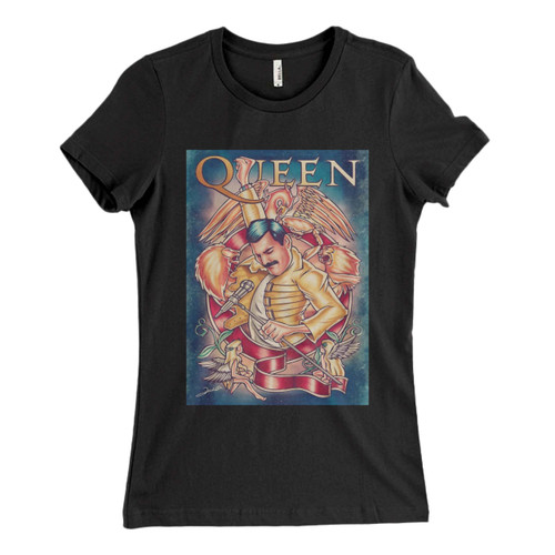 These are Queen Freddie Mercury Fan Art Women T Shirt that are cute tied to the side or paired with a cardigan or jacket for a more styled look. So comfy and classic, they are sure to make your vacation extra magical.