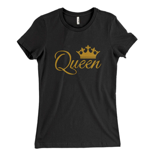 These are Queen Symbol Women T Shirt that are cute tied to the side or paired with a cardigan or jacket for a more styled look. So comfy and classic, they are sure to make your vacation extra magical.