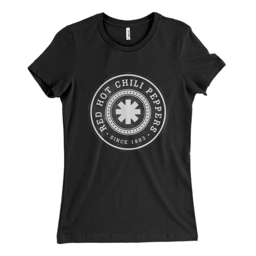 These are Red Hot Chili Pepper Logo Since Eighty Three Women T Shirt that are cute tied to the side or paired with a cardigan or jacket for a more styled look. So comfy and classic, they are sure to make your vacation extra magical.
