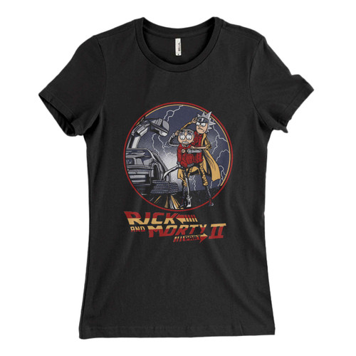 These are Rick And Morty Back To The Future Women T Shirt that are cute tied to the side or paired with a cardigan or jacket for a more styled look. So comfy and classic, they are sure to make your vacation extra magical.