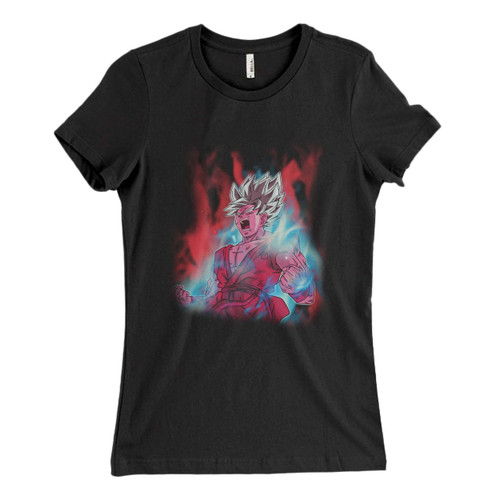 These are Son Goku Kaio Ten Women T Shirt that are cute tied to the side or paired with a cardigan or jacket for a more styled look. So comfy and classic, they are sure to make your vacation extra magical.