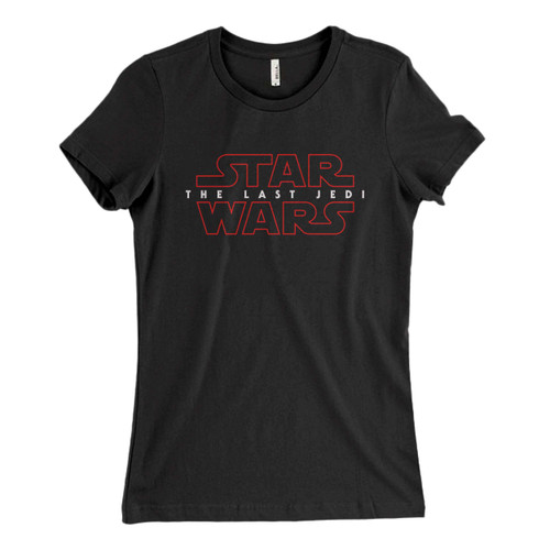 These are Star Wars The Last Jedi Title Women T Shirt that are cute tied to the side or paired with a cardigan or jacket for a more styled look. So comfy and classic, they are sure to make your vacation extra magical.