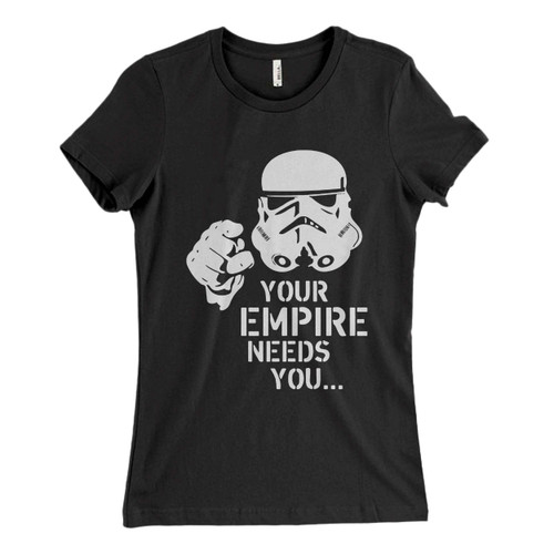 These are Stormtrooper Your Empire Needs You Women T Shirt that are cute tied to the side or paired with a cardigan or jacket for a more styled look. So comfy and classic, they are sure to make your vacation extra magical.