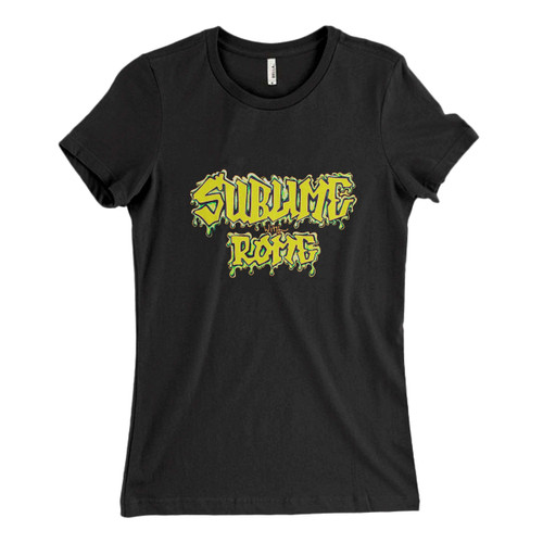 These are Sublime With Rome Logo Title Colorize Women T Shirt that are cute tied to the side or paired with a cardigan or jacket for a more styled look. So comfy and classic, they are sure to make your vacation extra magical.