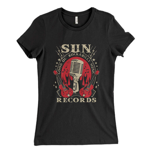 These are Sun Record Good Ol Rockabilly Music Women T Shirt that are cute tied to the side or paired with a cardigan or jacket for a more styled look. So comfy and classic, they are sure to make your vacation extra magical.