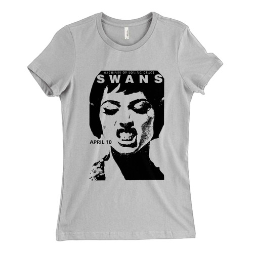 These are Swans Noise Punk Rock Wire Big Black Band Women T Shirt that are cute tied to the side or paired with a cardigan or jacket for a more styled look. So comfy and classic, they are sure to make your vacation extra magical.