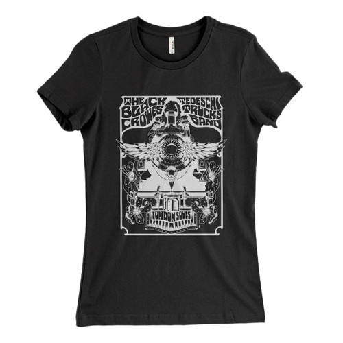These are The Black Crowes London Soves Poster Women T Shirt that are cute tied to the side or paired with a cardigan or jacket for a more styled look. So comfy and classic, they are sure to make your vacation extra magical.