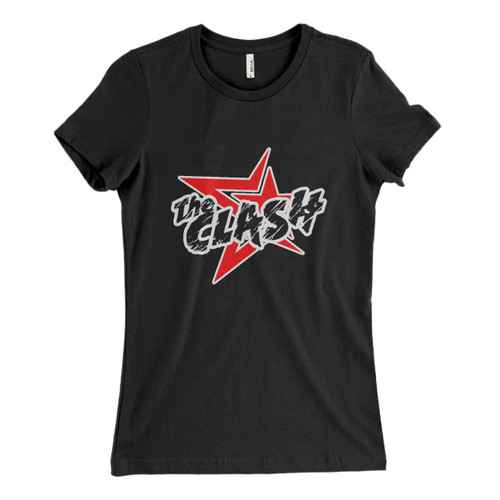 These are The Clash Star Cover Women T Shirt that are cute tied to the side or paired with a cardigan or jacket for a more styled look. So comfy and classic, they are sure to make your vacation extra magical.