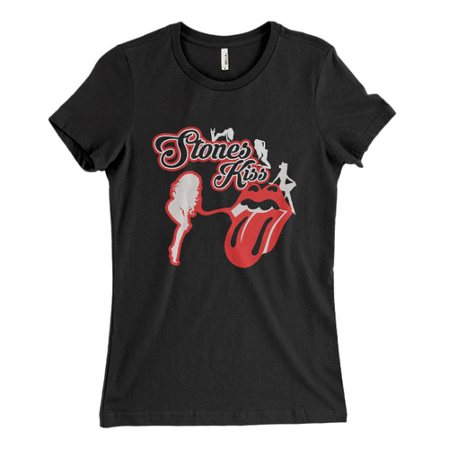 These are The Rolling Stones Logo Stones Kiss Girl Women T Shirt that are cute tied to the side or paired with a cardigan or jacket for a more styled look. So comfy and classic, they are sure to make your vacation extra magical.