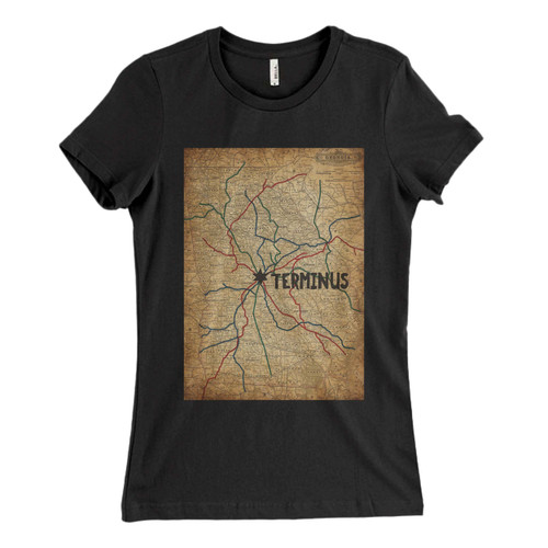 These are The Walking Dead Terminus Map Old Women T Shirt that are cute tied to the side or paired with a cardigan or jacket for a more styled look. So comfy and classic, they are sure to make your vacation extra magical.