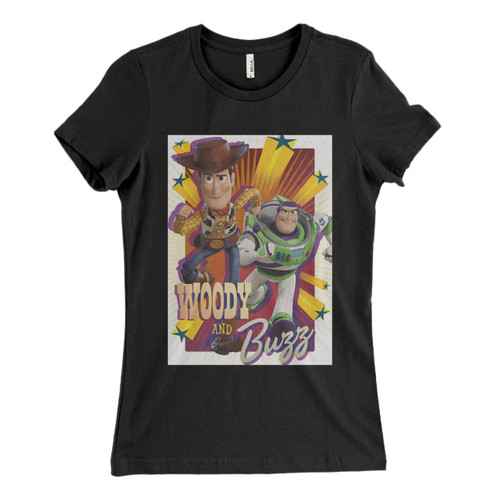 These are Toy Story 4 Woody And Buzz Women T Shirt that are cute tied to the side or paired with a cardigan or jacket for a more styled look. So comfy and classic, they are sure to make your vacation extra magical.