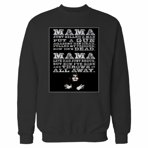 Your bohemian rhapsody classic rock lyric queen freddie mercury crewneck sweatshirt just got an update. This super comfortable and lighter weight crewneck will become your favorite go-to sweatshirt. The cozy spandex cuffs and waistband make this pill-resistant sweatshirt a fan favorite.And your group will look and feel their best in this premium ringspun cotton crew.