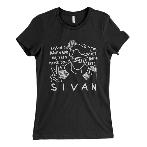 These are Troye Sivan Art Kiss Me On Mouth Women T Shirt that are cute tied to the side or paired with a cardigan or jacket for a more styled look. So comfy and classic, they are sure to make your vacation extra magical.