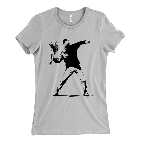 These are Urban Art Flower Bomb Women T Shirt that are cute tied to the side or paired with a cardigan or jacket for a more styled look. So comfy and classic, they are sure to make your vacation extra magical.