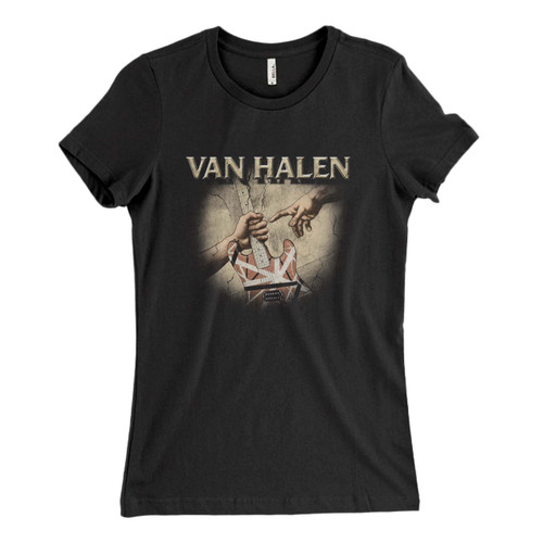 These are Van Hallen Choose Album Cover Music Women T Shirt that are cute tied to the side or paired with a cardigan or jacket for a more styled look. So comfy and classic, they are sure to make your vacation extra magical.
