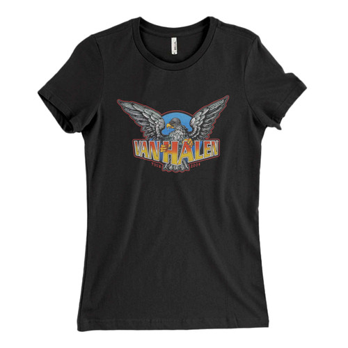 These are Van Hallen Tour 2004 Women T Shirt that are cute tied to the side or paired with a cardigan or jacket for a more styled look. So comfy and classic, they are sure to make your vacation extra magical.