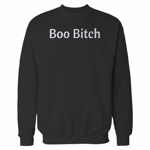 Your boo bitch halloween crewneck sweatshirt just got an update. This super comfortable and lighter weight crewneck will become your favorite go-to sweatshirt. The cozy spandex cuffs and waistband make this pill-resistant sweatshirt a fan favorite.And your group will look and feel their best in this premium ringspun cotton crew.