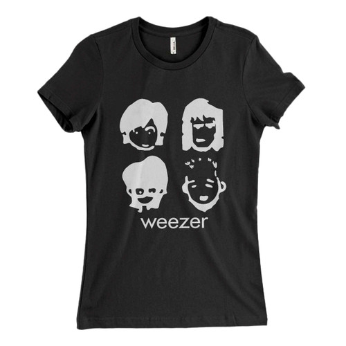 These are Weezer Cartoon Black And White Women T Shirt that are cute tied to the side or paired with a cardigan or jacket for a more styled look. So comfy and classic, they are sure to make your vacation extra magical.