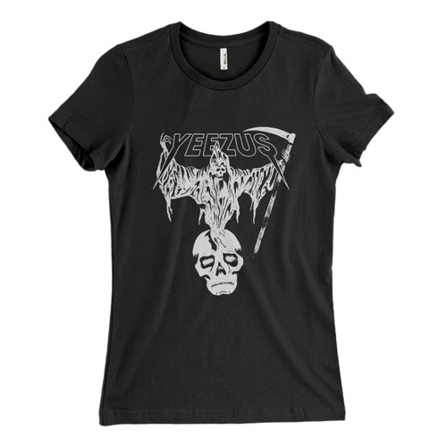 These are Yeezus Death Skull Women T Shirt that are cute tied to the side or paired with a cardigan or jacket for a more styled look. So comfy and classic, they are sure to make your vacation extra magical.