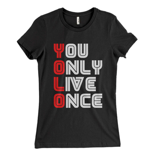 These are Yolo With Mr Robot Font Type Women T Shirt that are cute tied to the side or paired with a cardigan or jacket for a more styled look. So comfy and classic, they are sure to make your vacation extra magical.