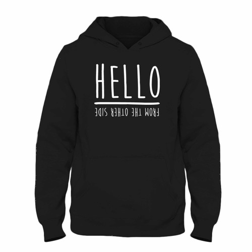 Was created with comfort in mind, this Adele Hello From The Other Side Hoodie lighter weight is perfect for any activity. Teams and groups love this hoodie for its affordable price and variety of colors.