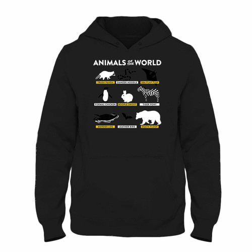 Was created with comfort in mind, this Animals Of The World Hoodie lighter weight is perfect for any activity. Teams and groups love this hoodie for its affordable price and variety of colors.